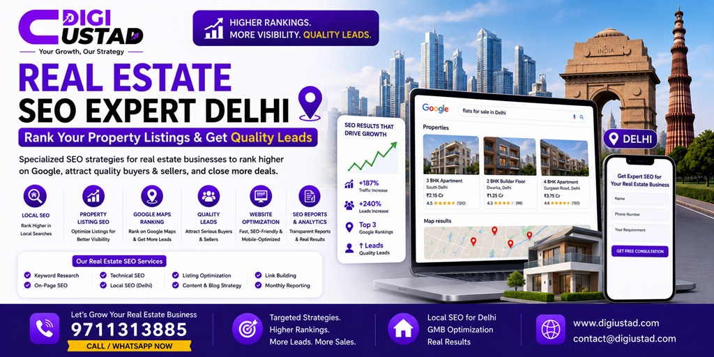 Real Estate SEO Expert Delhi