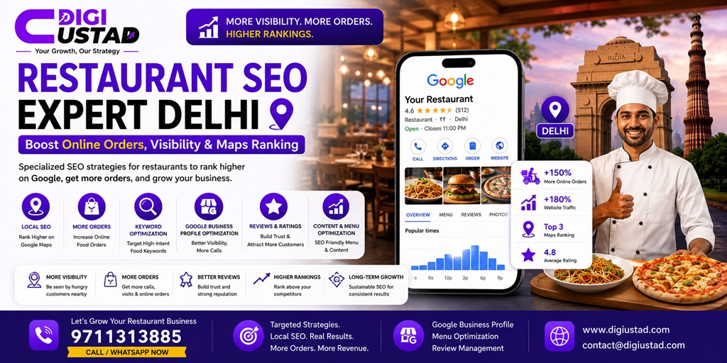 Restaurant SEO Expert Delhi
