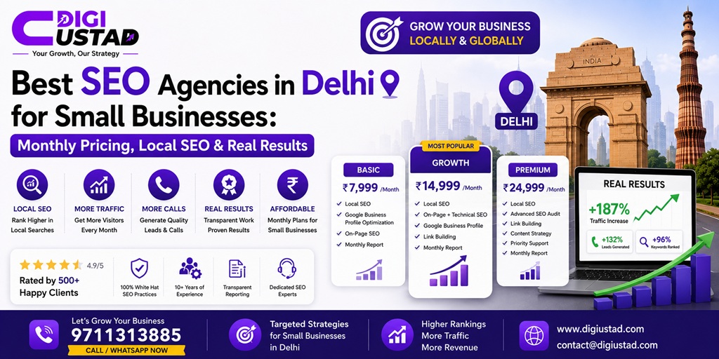 Best SEO Agencies in Delhi for Small Businesses