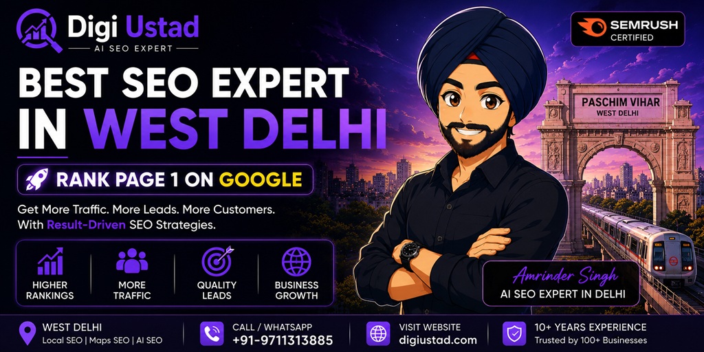 Best SEO Expert in West Delhi