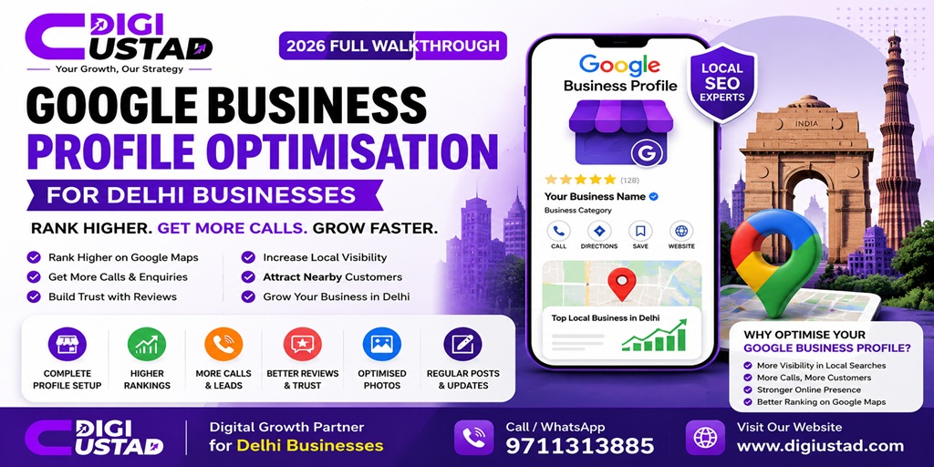Google Business Profile Optimisation for Delhi Businesses