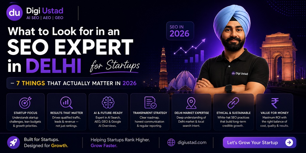 SEO Expert in Delhi for Startups