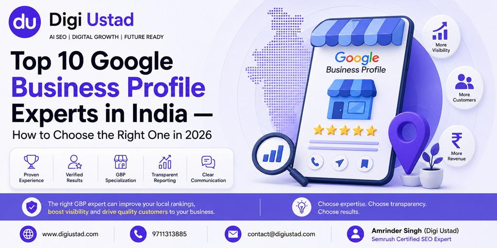 Top 10 Google Business Profile Experts in India