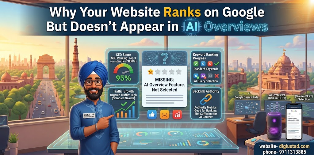 Why Your Website Ranks on Google But Doesn't Appear in AI Overviews