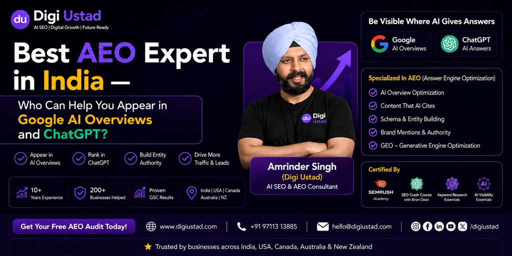who is Best AEO Expert in India