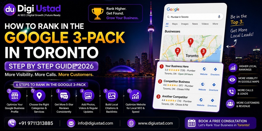 How to Rank in the Google 3-Pack in Toronto