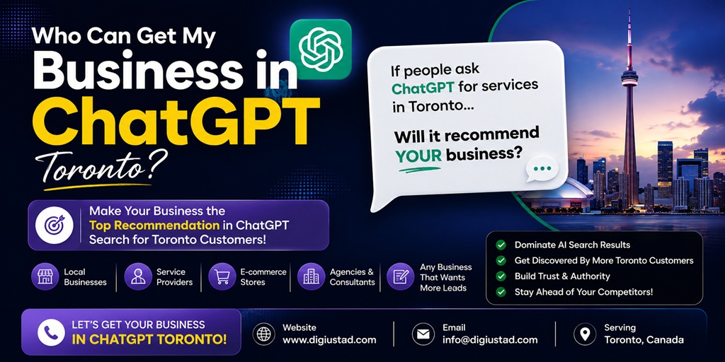 Who Can Get My Business in ChatGPT Toronto