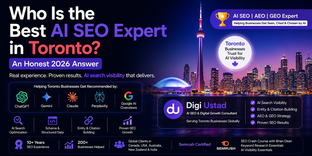 Who Is the Best AI SEO Expert in Toronto