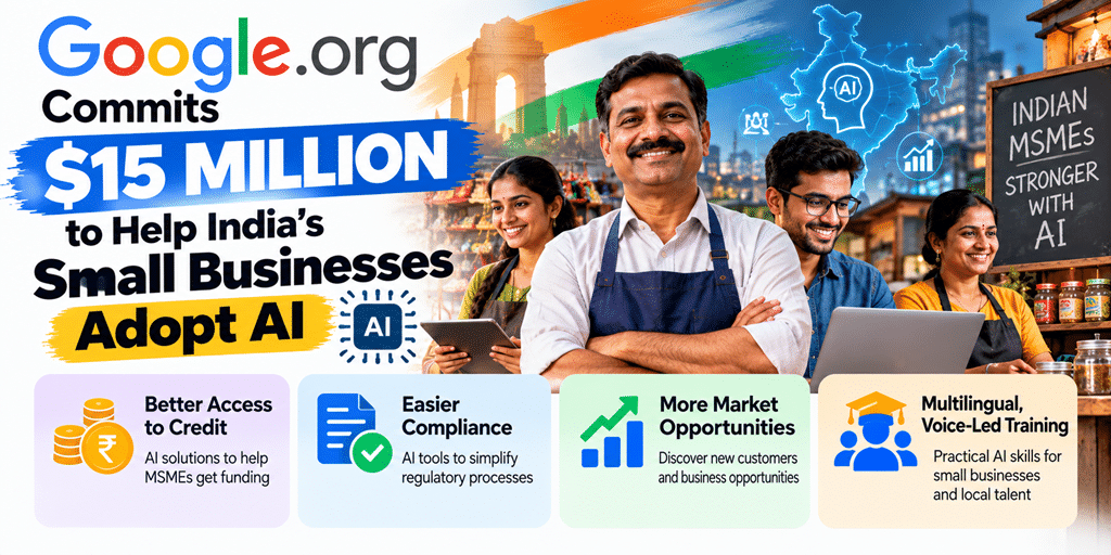 Google Commits $15 Million to Help India Small Businesses