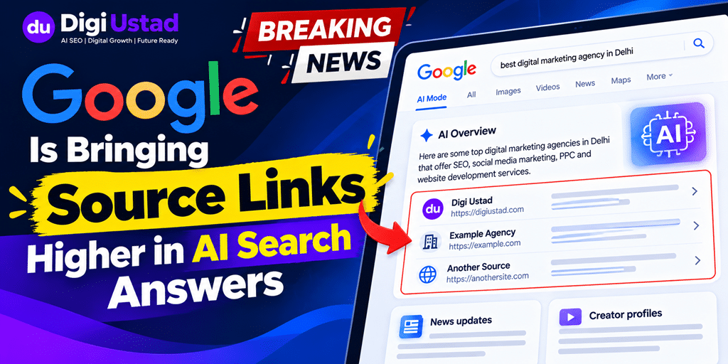 Google Is Making Source Links More Visible in AI Search
